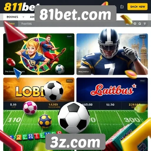 A variedade de jogos disponíveis na 81bet